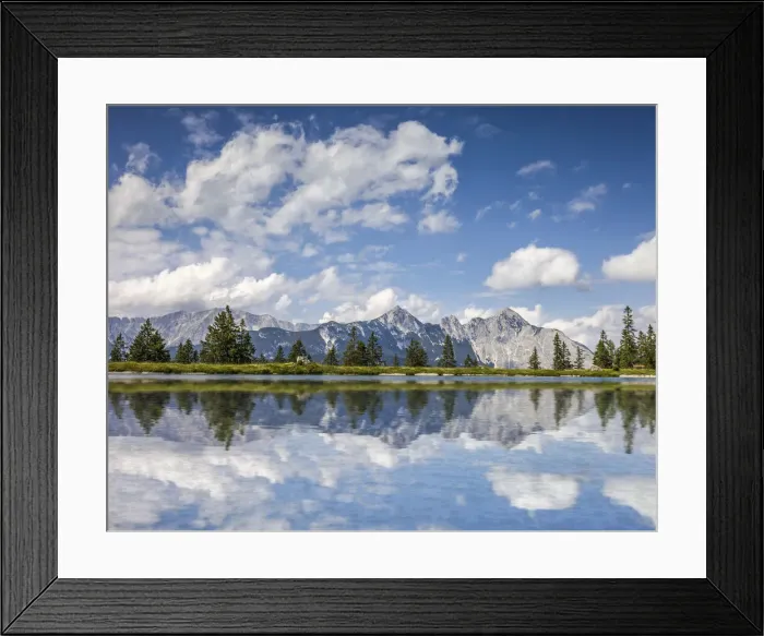 Framed Print : Lake Kaltwassersee above Seefeld in Tirol, Tyrol, Austria Framed Print : Lake Kaltwassersee above Seefeld in Tirol, Tyrol, Austria