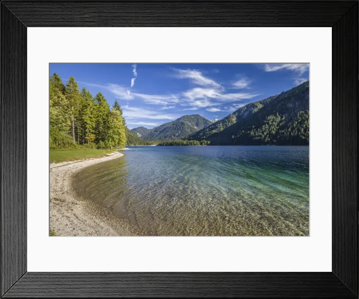 Framed Print : Lake Plansee near Reutte in Tirol, Tyrol, Austria Framed Print : Lake Plansee near Reutte in Tirol, Tyrol, Austria