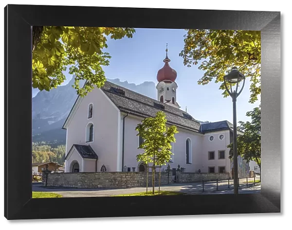 Parish church of Our Lady of the Visitation in Ehrwald in Tirol, Tyrol, Tirol, Austria