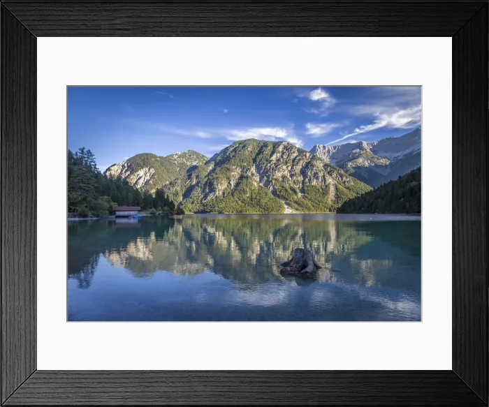 Framed Print : Lake Plansee near Reutte in Tyrol in the evening light, Tyrol, Austria Framed Print : Lake Plansee near Reutte in Tyrol in the evening light, Tyrol, Austria