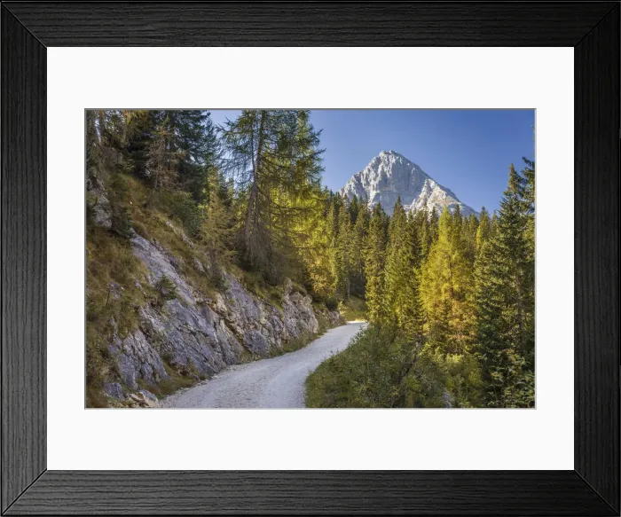 Framed Print : Path to Lake Seebensee in the Gais valley above Ehrwald in Tirol, Tyrol, Austria Framed Print : Path to Lake Seebensee in the Gais valley above Ehrwald in Tirol, Tyrol, Austria