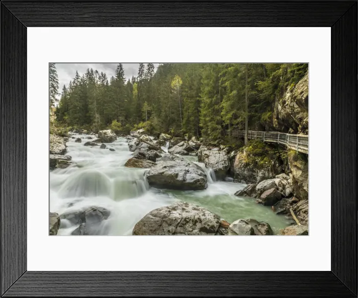 Framed Print : Weller bridge on the stream Ache in the Oetz valley, Oetz, Tyrol, Austria Framed Print : Weller bridge on the stream Ache in the Oetz valley, Oetz, Tyrol, Austria