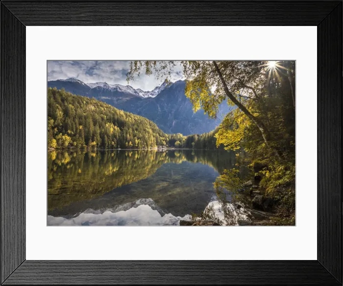 Framed Print : Lake Piburg near Piburg in the Oetz valley, Tyrol, Austria Framed Print : Lake Piburg near Piburg in the Oetz valley, Tyrol, Austria