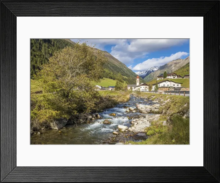 Framed Print : Horlachbach stream in Niederthai in the Oetz valley, Tyrol, Austria Framed Print : Horlachbach stream in Niederthai in the Oetz valley, Tyrol, Austria