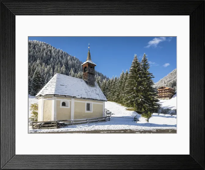Framed Print : Chapel of Nepomuk, Innervillgraten, Villgraten valley, East Tyrol, Austria Framed Print : Chapel of Nepomuk, Innervillgraten, Villgraten valley, East Tyrol, Austria