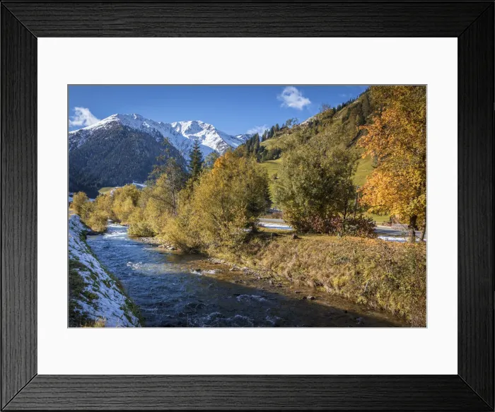 Framed Print : Villgratenbach stream in the upper Villgraten valley, Innervillgraten, East Tyrol Framed Print : Villgratenbach stream in the upper Villgraten valley, Innervillgraten, East Tyrol