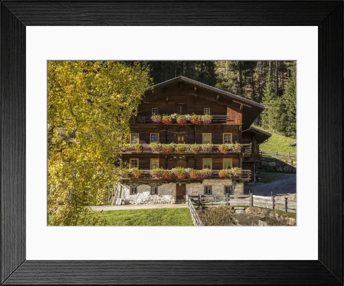 Framed Print : Old farm in Winkeltal valley, Auservillgraten, Villgraten valley, East Tyrol, Austria Framed Print : Old farm in Winkeltal valley, Auservillgraten, Villgraten valley, East Tyrol, Austria