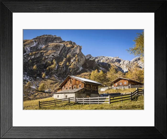 Framed Print : Alp Joergnalm in Koednitztal, Kals am Grossglockner, East Tyrol, Austria Framed Print : Alp Joergnalm in Koednitztal, Kals am Grossglockner, East Tyrol, Austria