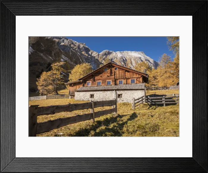 Framed Print : Alp Joergnalm in Koednitztal, Kals am Grossglockner, East Tyrol, Austria Framed Print : Alp Joergnalm in Koednitztal, Kals am Grossglockner, East Tyrol, Austria