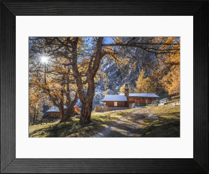 Framed Print : Path to the Koednitzkirchl chapel in Koednitztal, Kals am Grossglockner, East Tyrol, Austria Framed Print : Path to the Koednitzkirchl chapel in Koednitztal, Kals am Grossglockner, East Tyrol, Austria