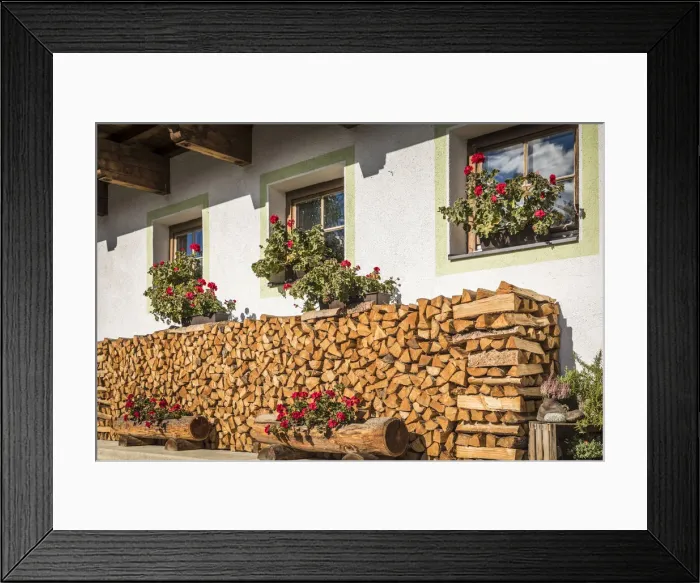 Framed Print : Farmhouse in Zedlach, Virgen valley, East Tyrol, Austria Framed Print : Farmhouse in Zedlach, Virgen valley, East Tyrol, Austria