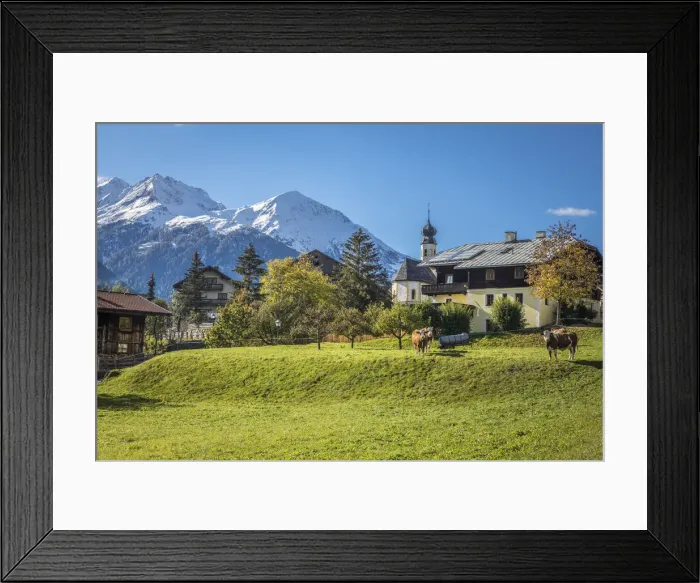 Framed Print : Mitteldorf in the Virgen valley, East Tyrol, Austria Framed Print : Mitteldorf in the Virgen valley, East Tyrol, Austria
