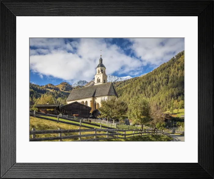 Framed Print : Pilgrimage church Maria Schnee in Obermauern, Virgen valley, East Tyrol, Austria Framed Print : Pilgrimage church Maria Schnee in Obermauern, Virgen valley, East Tyrol, Austria