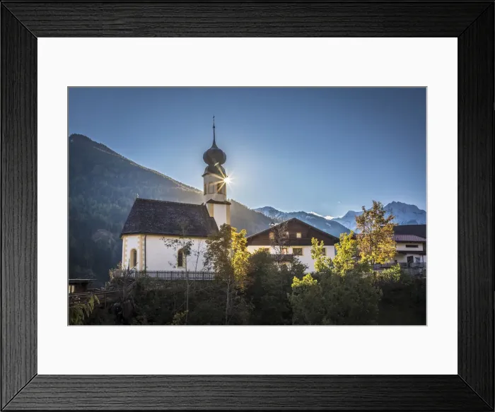 Framed Print : Chapel of Saint Magdalena in Mitteldorf, Virgen valley, East Tyrol, Austria Framed Print : Chapel of Saint Magdalena in Mitteldorf, Virgen valley, East Tyrol, Austria