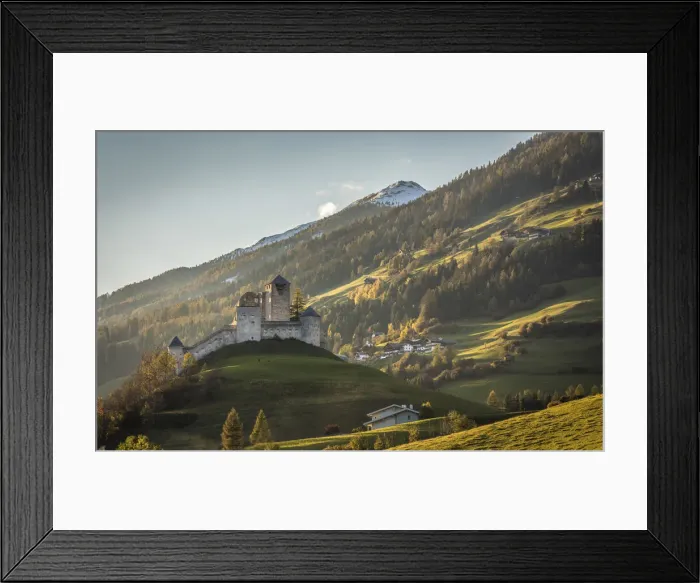 Framed Print : Heinfels Castle in Hochpustertal, Heinfels, East Tyrol, Austria Framed Print : Heinfels Castle in Hochpustertal, Heinfels, East Tyrol, Austria