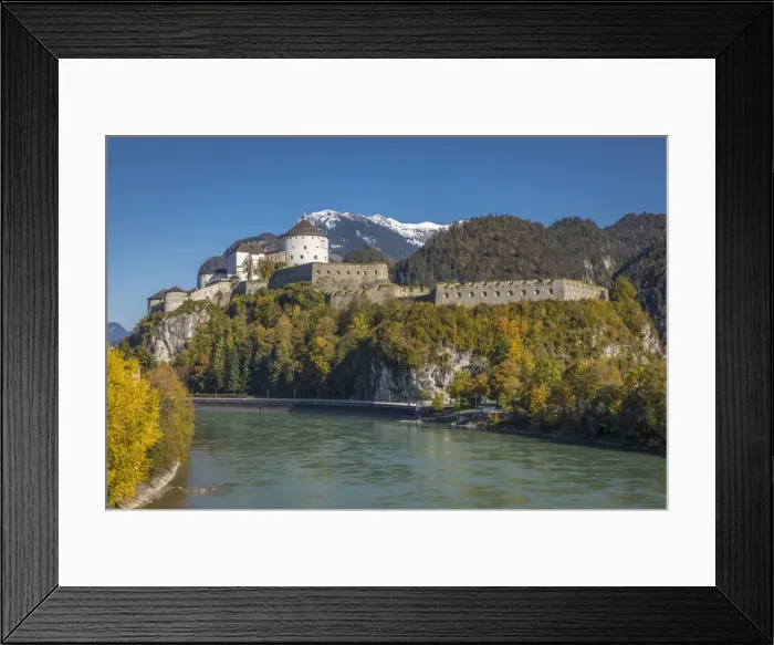 Framed Print : Kufstein Fortress above the Inn, Kufstein in Tirol, Tyrol, Austria