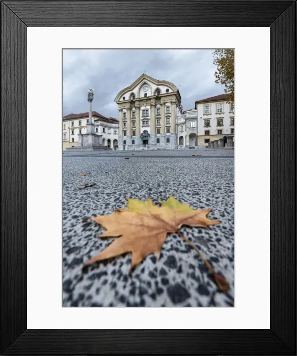 Framed Print : Ursuline church of the holy trinity, Ljubiana, Slovenia Framed Print : Ursuline church of the holy trinity, Ljubiana, Slovenia