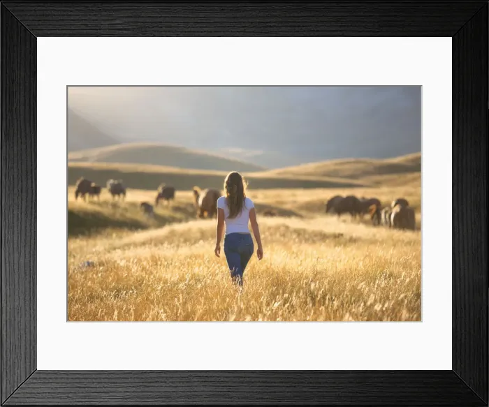Framed Print : Italy, Abruzzo, Aquila district, Gran Sasso National park Framed Print : Italy, Abruzzo, Aquila district, Gran Sasso National park