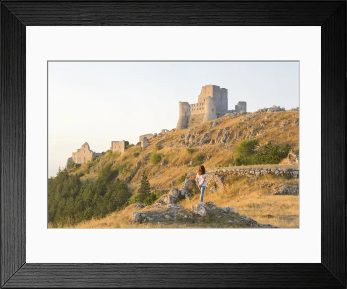 Framed Print : Italy, Central italy, Abruzzo, Aquila district, Rocca Calascio Framed Print : Italy, Central italy, Abruzzo, Aquila district, Rocca Calascio