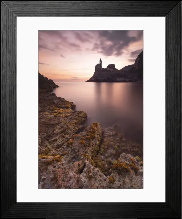Framed Print : San Pietros Church, near to village of Portovenere, UNESCO World Heritage Site