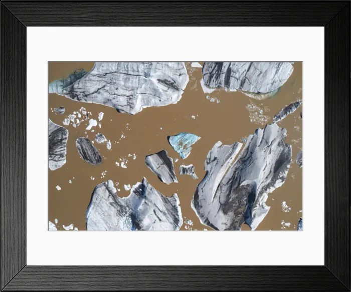 Framed Print : Hoffer glacier lagoon, Austurland, Iceland Framed Print : Hoffer glacier lagoon, Austurland, Iceland