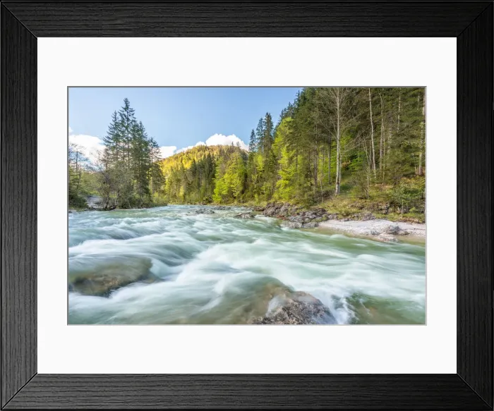 Framed Print : The rapids of Brandenberger Ache at the end of the Kaiser Gorge, Brandenberg region Framed Print : The rapids of Brandenberger Ache at the end of the Kaiser Gorge, Brandenberg region
