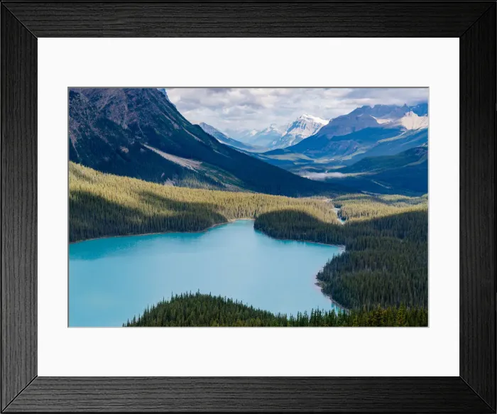 Framed Print : Peyto Lake with Mount Patterson - Canada, Alberta, Banff National Park. Canadian rockies Framed Print : Peyto Lake with Mount Patterson - Canada, Alberta, Banff National Park. Canadian rockies
