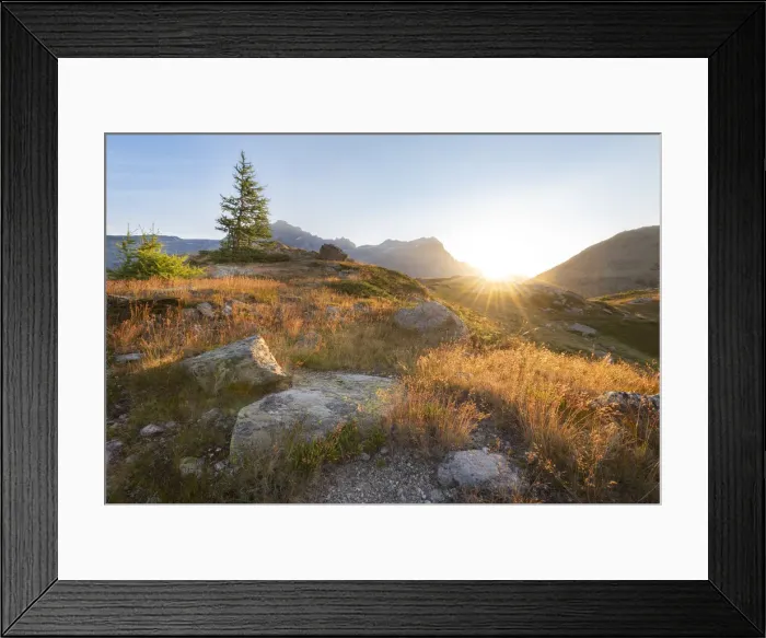 Framed Print : Sunrise, Valle dell Orco, Gran Paradiso National Park, Province of Turin, Piedmont Framed Print : Sunrise, Valle dell Orco, Gran Paradiso National Park, Province of Turin, Piedmont