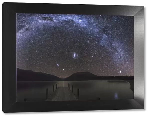 Super clear Milky Way and Galaxies from the Lake Rotoiti, St Arnaud, Tasman region