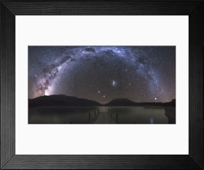 Framed Print : Super clear Milky Way and Galaxies from the Lake Rotoiti, St Arnaud, Tasman region Framed Print : Super clear Milky Way and Galaxies from the Lake Rotoiti, St Arnaud, Tasman region