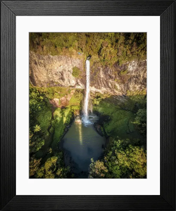 Framed Print : Golden Bridal Veil Falls, Makomako, North Island, New Zealand, Oceania Framed Print : Golden Bridal Veil Falls, Makomako, North Island, New Zealand, Oceania