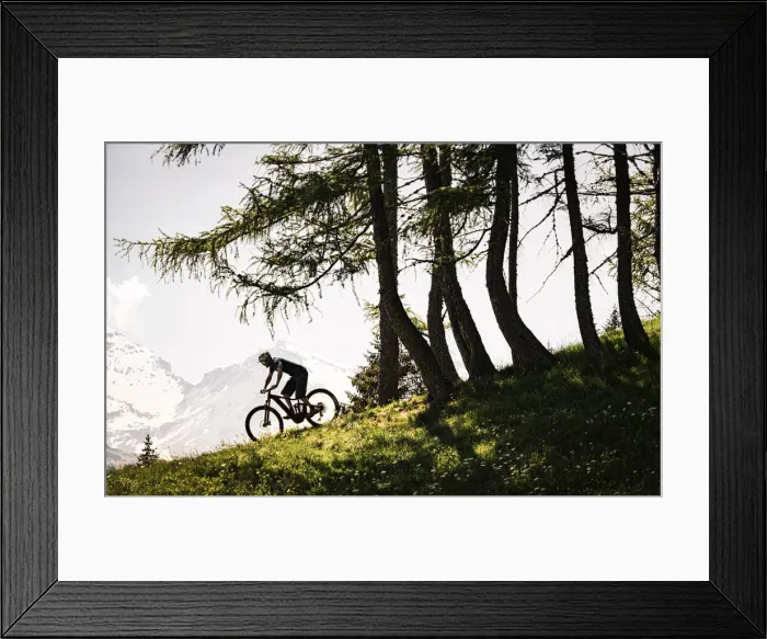 Framed Print : Riding on the ridge in Motta, Spluga valley, Lombardy region, Italy Framed Print : Riding on the ridge in Motta, Spluga valley, Lombardy region, Italy