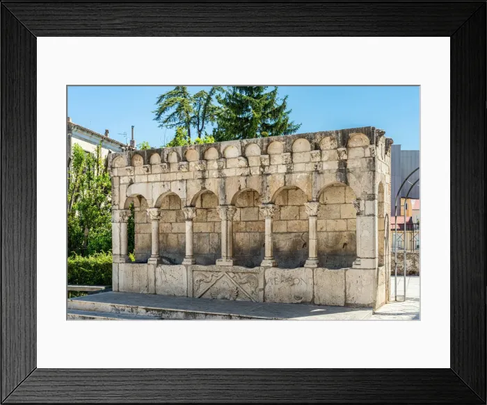 Framed Print : The Fontana Fraterna is a public source of the city of Isernia Framed Print : The Fontana Fraterna is a public source of the city of Isernia