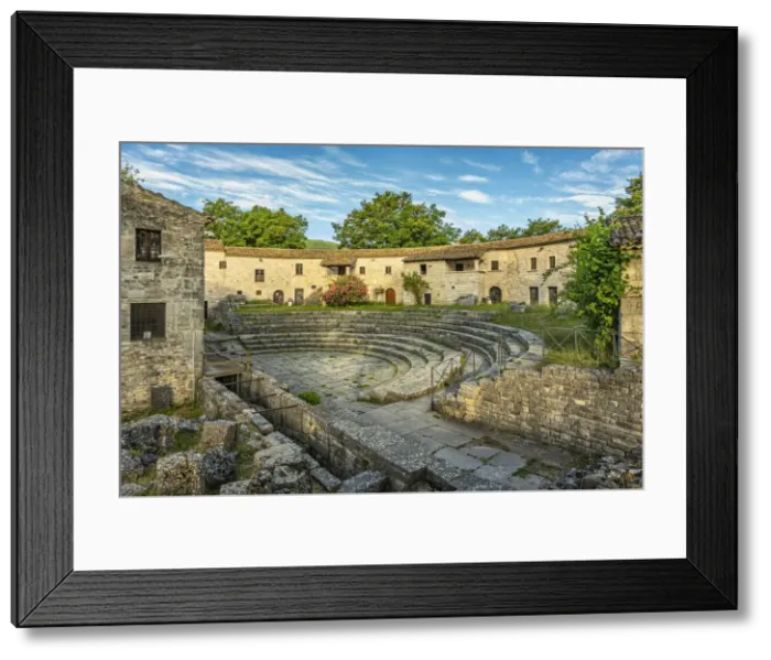 Framed Print : Roman theater in the ancient city of Altilia, today Sepino in Molise Framed Print : Roman theater in the ancient city of Altilia, today Sepino in Molise