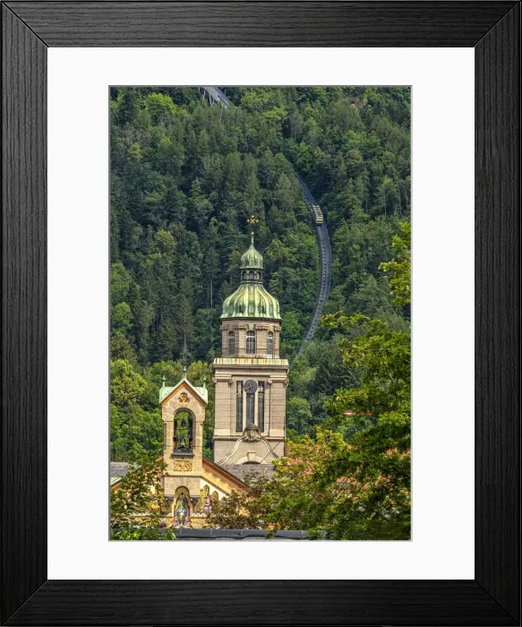 Framed Print : The monastery church of Eternal Adoration, the bell tower of the university of music Framed Print : The monastery church of Eternal Adoration, the bell tower of the university of music