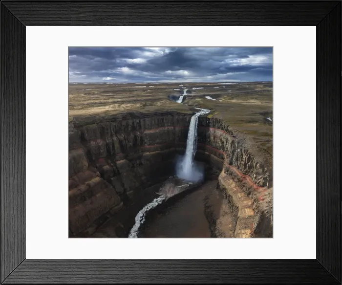 Framed Print : Hengifoss waterfall at sunset during summer, Fljotsdalur, Nordurl Mulasysla, Austurland Framed Print : Hengifoss waterfall at sunset during summer, Fljotsdalur, Nordurl Mulasysla, Austurland