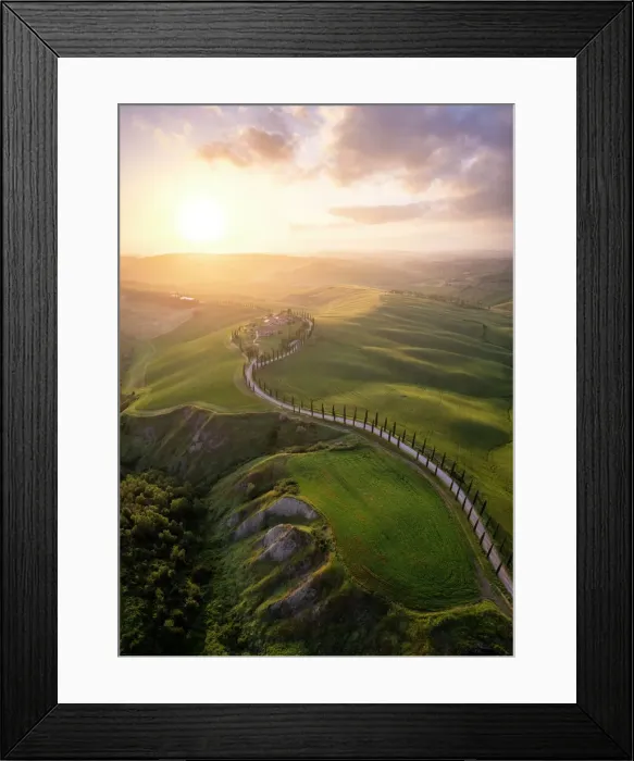 Framed Print : farmhouse Baccoleno at sunset. Asciano, Siena province, Tuscany, Italy Framed Print : farmhouse Baccoleno at sunset. Asciano, Siena province, Tuscany, Italy