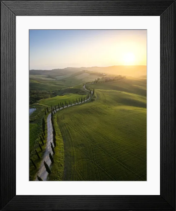Framed Print : farmhouse Baccoleno at sunset. Asciano, Siena province, Tuscany, Italy Framed Print : farmhouse Baccoleno at sunset. Asciano, Siena province, Tuscany, Italy