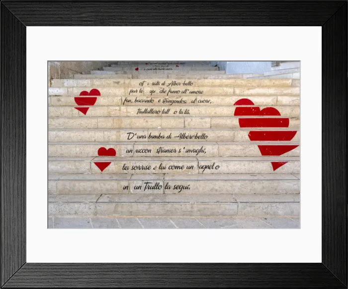 Framed Print : Alberobello, province of Bari, Apulia, Italy Framed Print : Alberobello, province of Bari, Apulia, Italy
