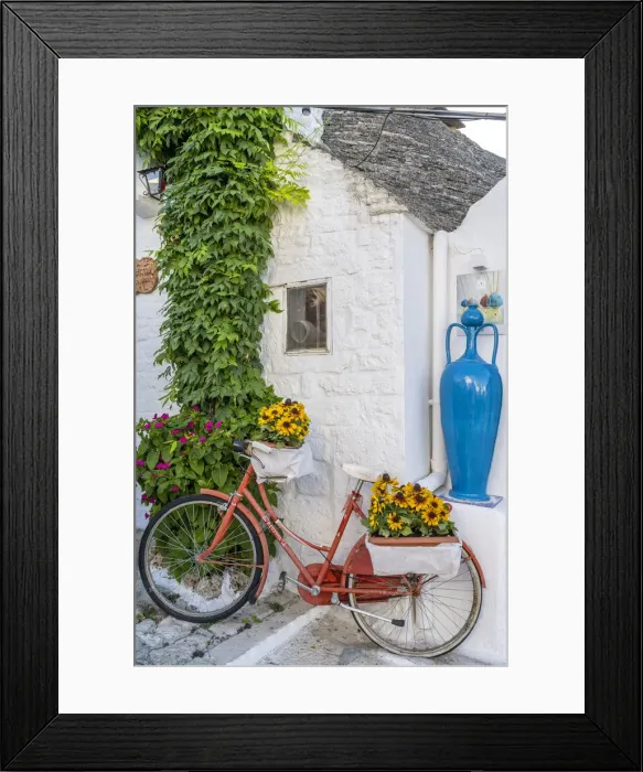 Framed Print : Alberobello, province of Bari, Apulia, Italy Framed Print : Alberobello, province of Bari, Apulia, Italy