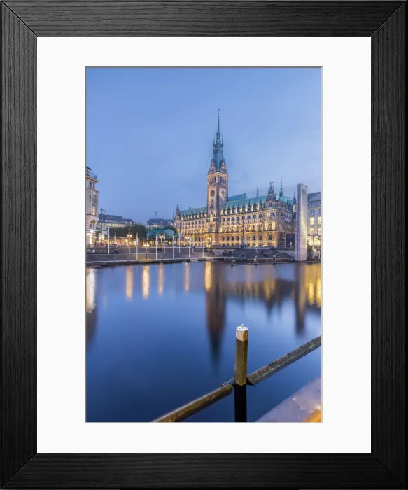 Framed Print : City Hall (Rathaus) in Hamburg, Germany Framed Print : City Hall (Rathaus) in Hamburg, Germany