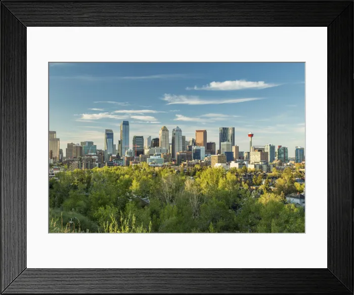 Framed Print : The skyline of Calgary, Alberta, Canada Framed Print : The skyline of Calgary, Alberta, Canada