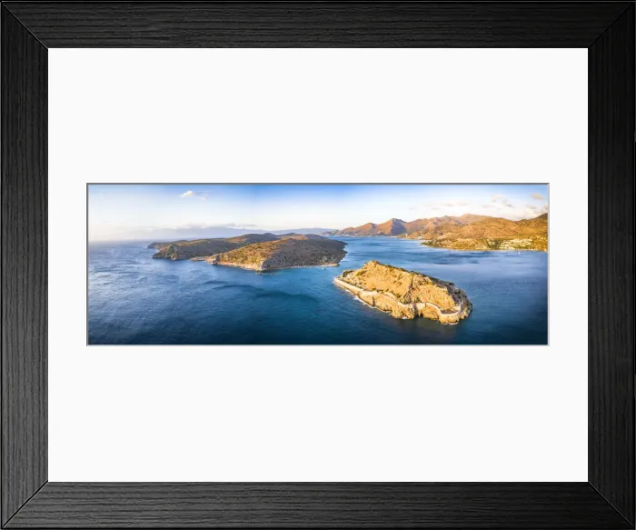Framed Print : Spinalonga island and Mirabello bay, Plaka - Elounda, Lasithi prefecture, Crete, Greece Framed Print : Spinalonga island and Mirabello bay, Plaka - Elounda, Lasithi prefecture, Crete, Greece