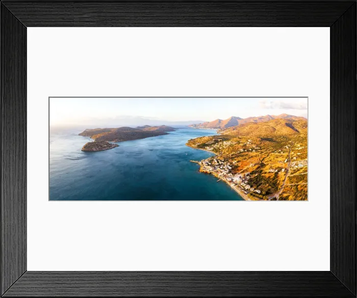 Framed Print : Spinalonga island and Plaka village, Mirabello bay, Lasithi prefecture, Crete, Greece Framed Print : Spinalonga island and Plaka village, Mirabello bay, Lasithi prefecture, Crete, Greece