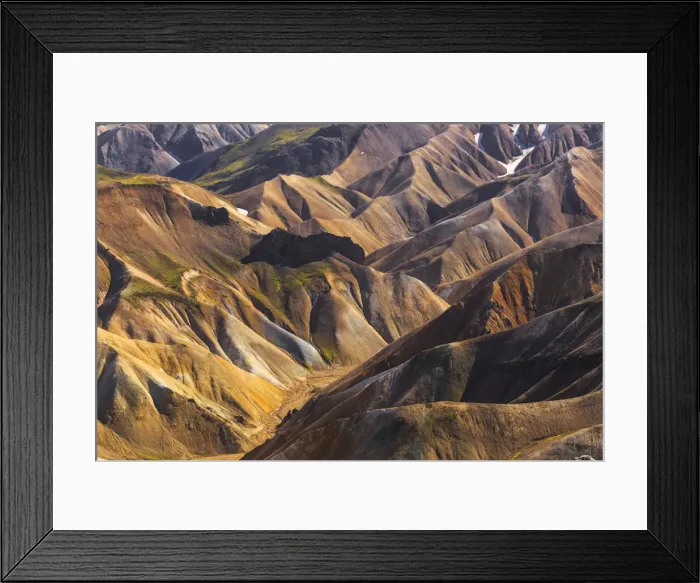 Framed Print : Landmannalaugar, Fjallabak Nature Reserve, Highlands, Southern Region, Iceland Framed Print : Landmannalaugar, Fjallabak Nature Reserve, Highlands, Southern Region, Iceland