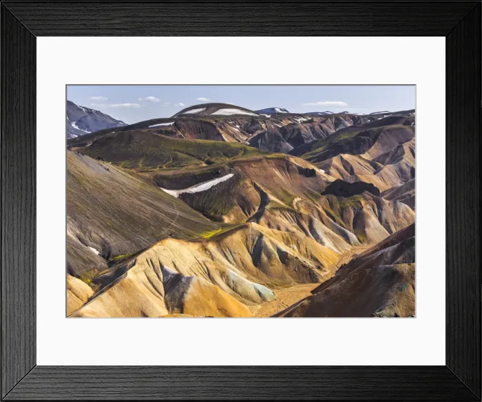 Framed Print : Landmannalaugar, Fjallabak Nature Reserve, Highlands, Southern Region, Iceland Framed Print : Landmannalaugar, Fjallabak Nature Reserve, Highlands, Southern Region, Iceland