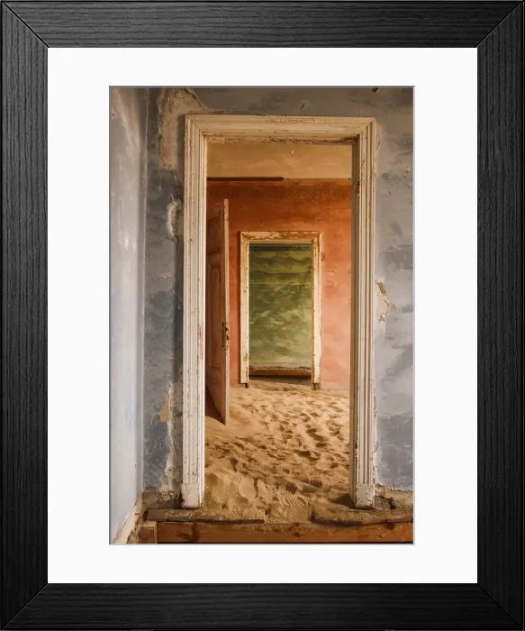 Framed Print : Kolmanskop; Luderitz; Namibia; Southern Africa