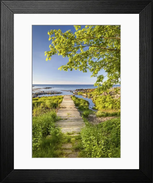 Framed Print : Jetty at Svaneke on Bornholm, Bornholm, Denmark Framed Print : Jetty at Svaneke on Bornholm, Bornholm, Denmark