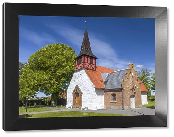 Hasle Church in west Bornholm, Denmark