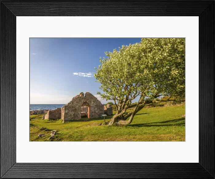 Framed Print : Solomon`s Chapel on Bornholm, Denmark Framed Print : Solomon`s Chapel on Bornholm, Denmark